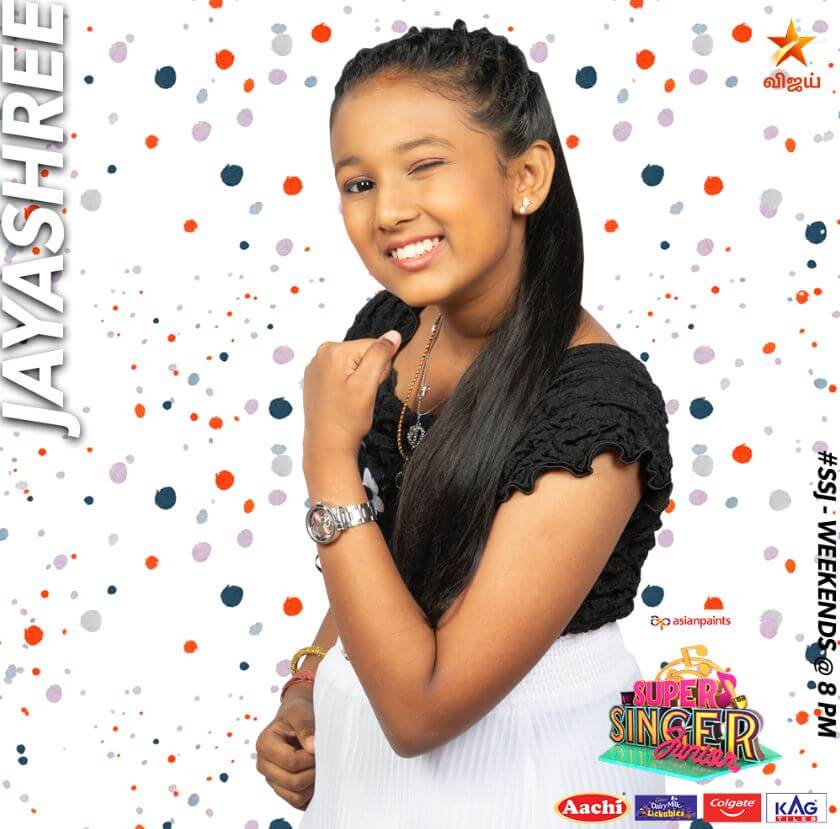Jayasree Super singer Junior 7 Contestant 2020