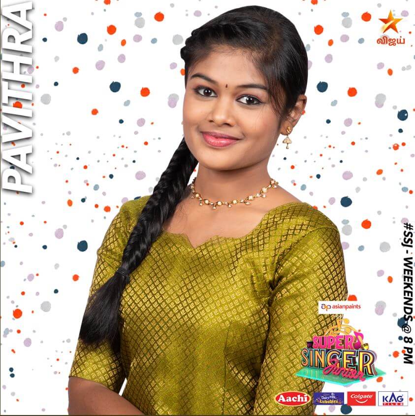 Pavithra Super singer Junior 7 Contestant 2020