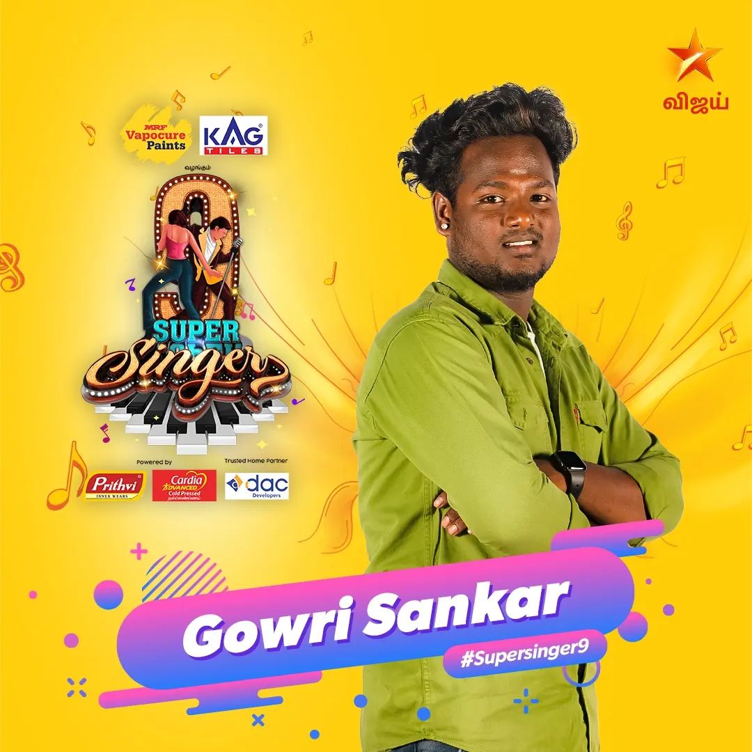 Gowri Shankar Super Singer 9 Contestant