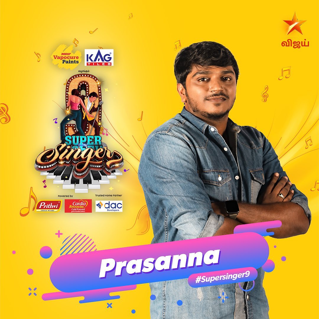 Prasanna Super Singer 9 Contestant
