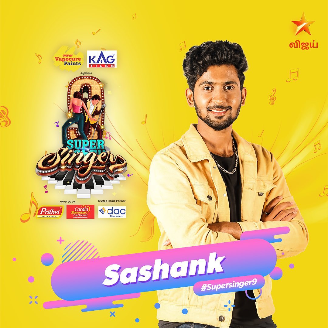 Sashank Super Singer 9 Contestant