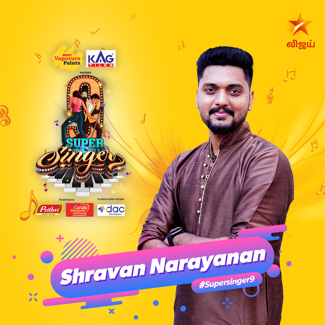 Sharvan Narayanan Super singer 9 contestant tamil